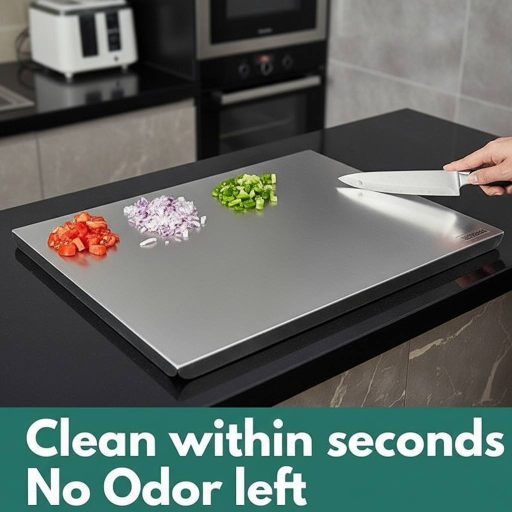 Stainless Steel Chopping Board (35x31cm)