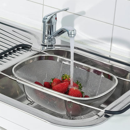Stainless Steel Colander Oval Shape Big Size