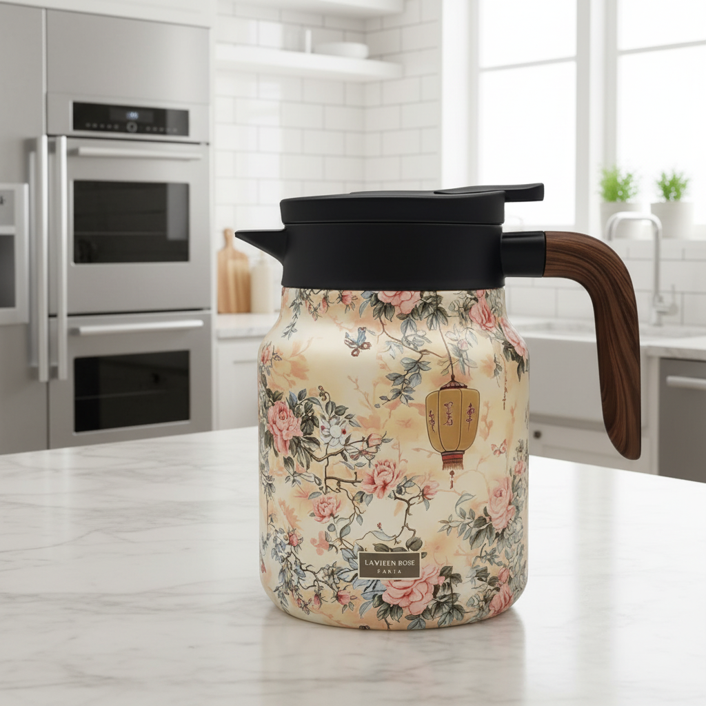 Insulation Pitcher - Vacuum Kettle Portable Hot Water/Teapot (800ml)