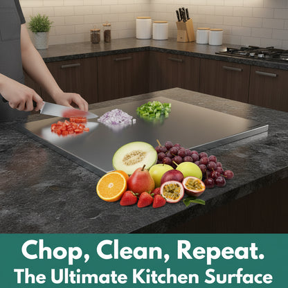 Stainless Steel Chopping Board (35x31cm)